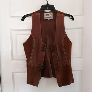 Vintage Vest - Leather/Suede